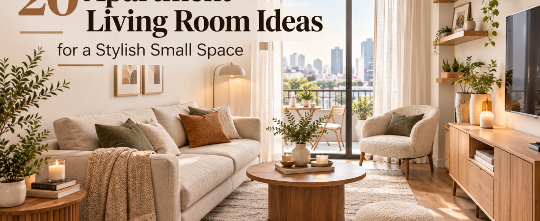 20 Apartment Living Room Ideas for a Stylish Small Space 1 20 Apartment Living Room Ideas for a Stylish Small Space