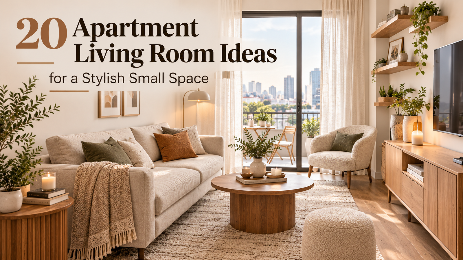20 Apartment Living Room Ideas for a Stylish Small Space