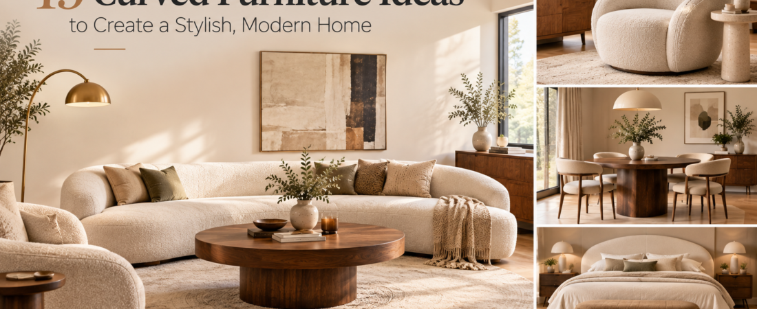 15 Curved Furniture Ideas to Create a Stylish, Modern Home 1 15 Curved Furniture Ideas to Create a Stylish, Modern Home