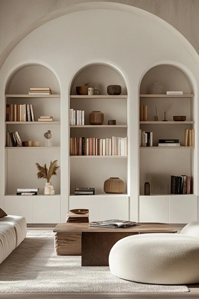 15 Curved Furniture Ideas to Create a Stylish, Modern Home 15 Curved Shelving