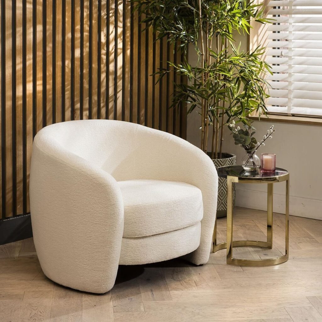 15 Curved Furniture Ideas to Create a Stylish, Modern Home 3 Sculptural Curved Accent Chair