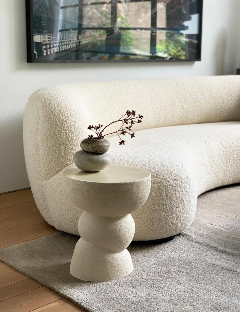 15 Curved Furniture Ideas to Create a Stylish, Modern Home 10 Rounded Side Table