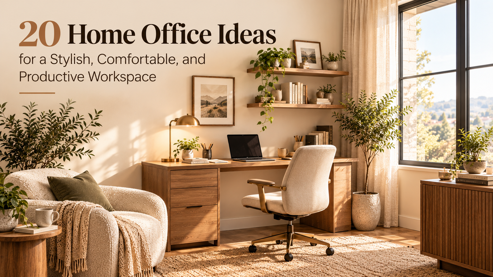 20 Home Office Ideas for a Stylish, Comfortable, and Productive Workspace