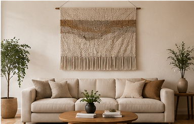 15 Living Room Wall Decor Ideas That Can Completely Transform Your Space 11 large-textile