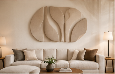 15 Living Room Wall Decor Ideas That Can Completely Transform Your Space 8 sculptural-wall-decor