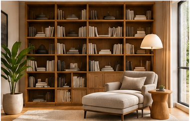15 Living Room Wall Decor Ideas That Can Completely Transform Your Space 9 bookshelves