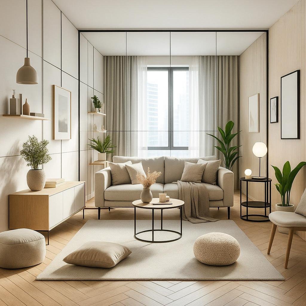 20 Modern Interior Design Ideas for a Stylish, Timeless, and Beautiful Home 17 Πώς να κάνετε ένα μικρό σαλόνι να φαίνεται μεγαλύτερο