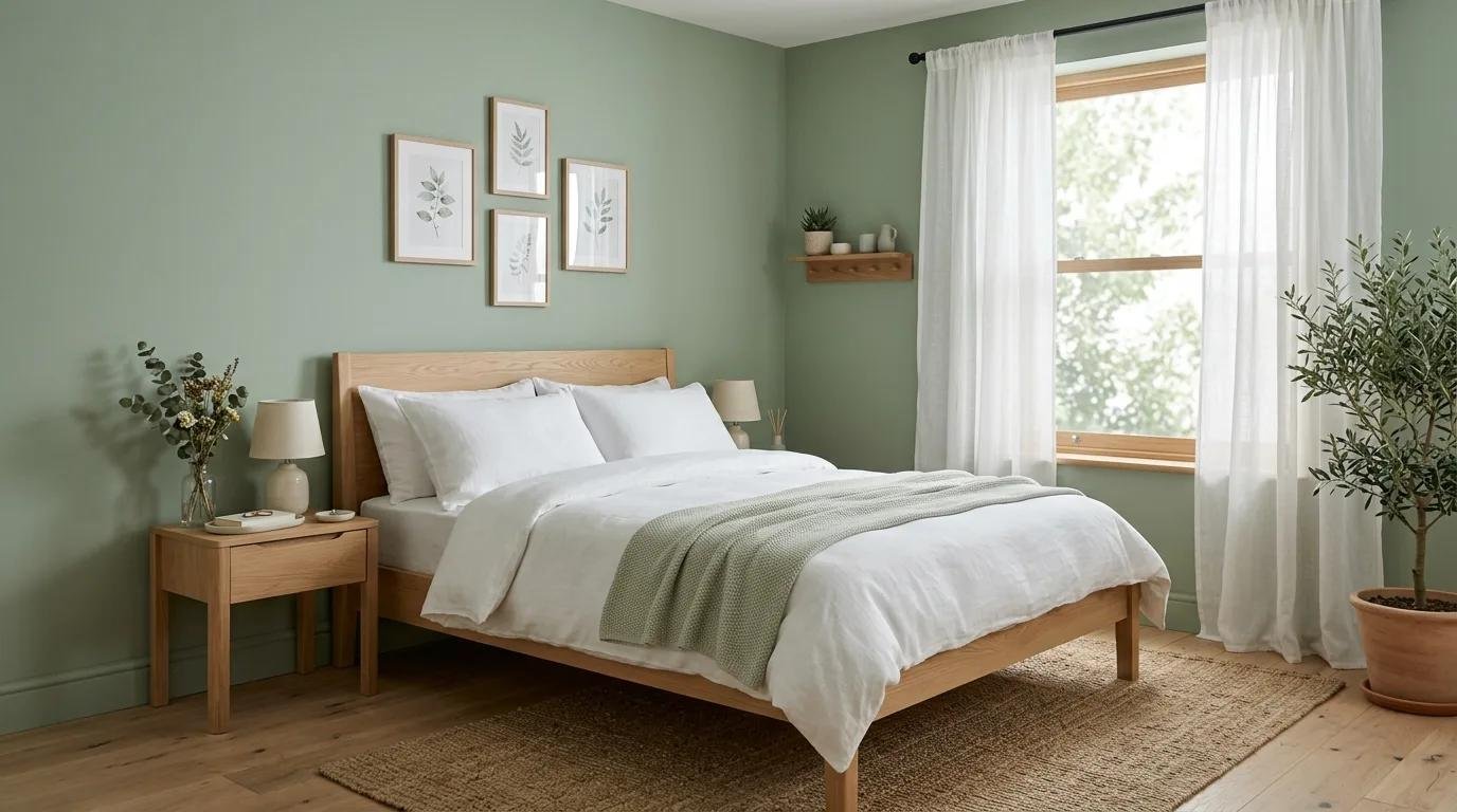 13 Calming Sage Green Bedroom Ideas for a Nature-Inspired Sleep Space | Style by Square Foot