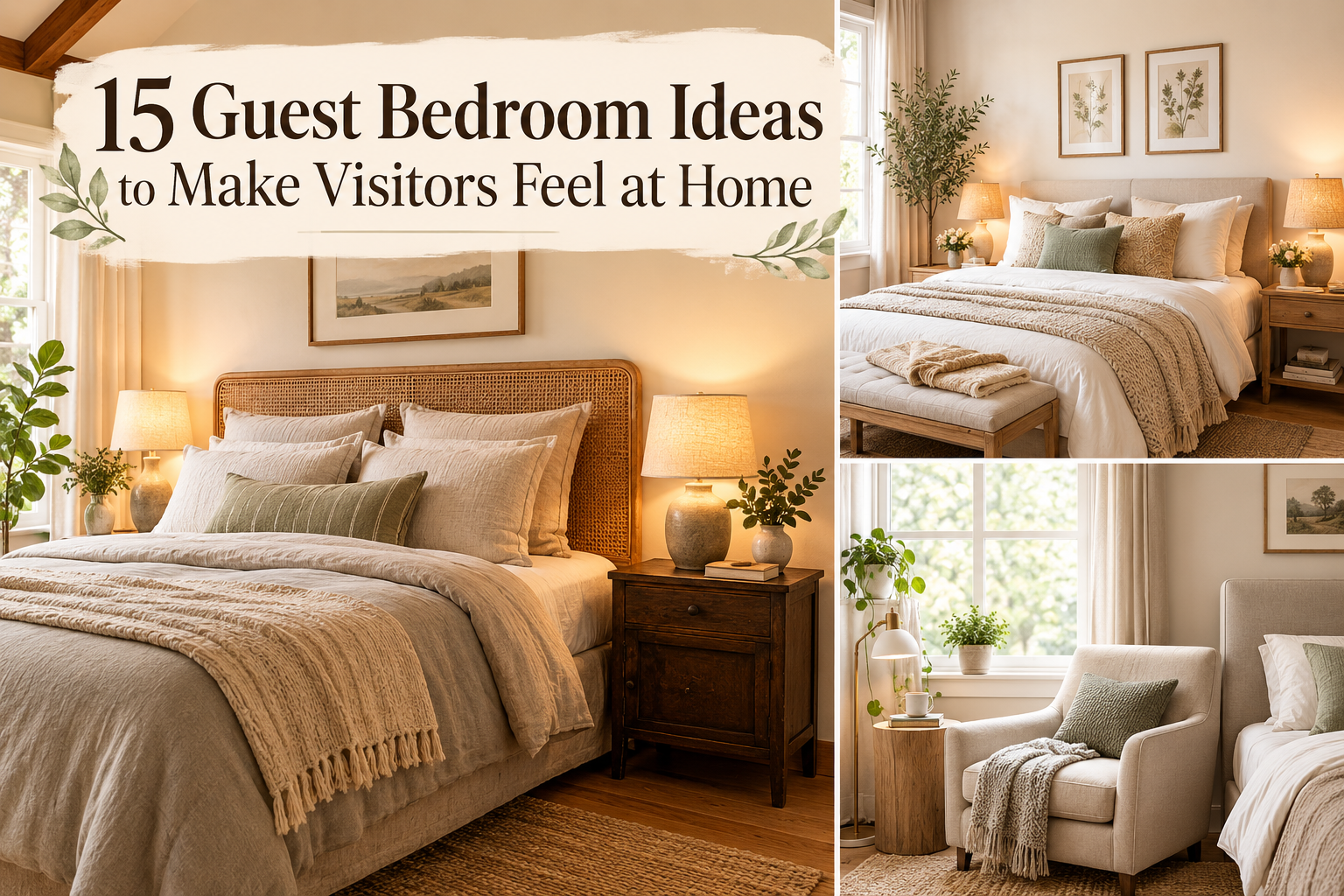 15 Guest Bedroom Ideas to Make Visitors Feel at Home