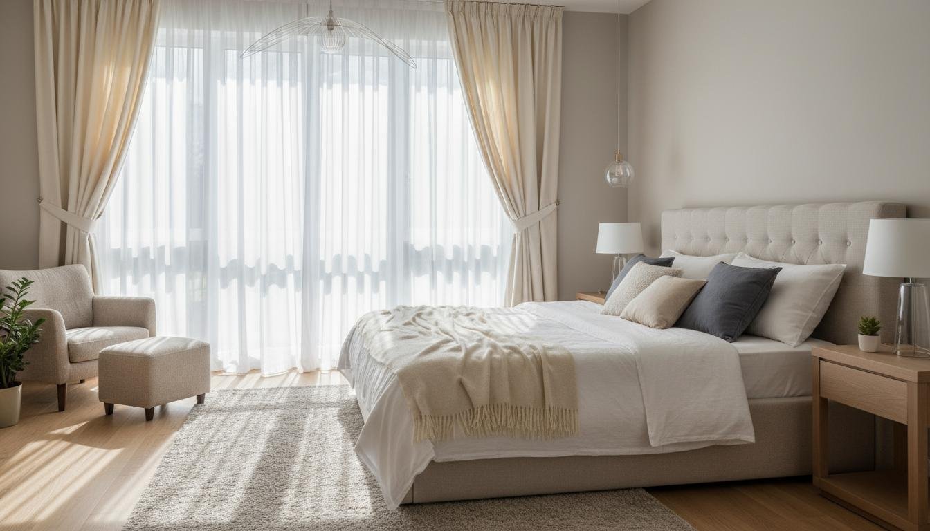 How to Hang Sheer Curtains: Layering Guide with Drapes and Blackout Panels
